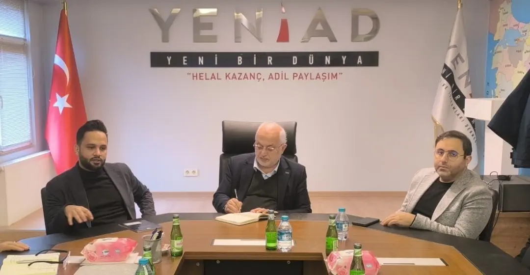 IBYN başkanı ve yönetim kurulu üyeleri, YENİAD Genel Merkezi'ne bir ziyaret gerçekleştirdi.