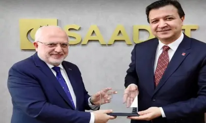 Genel Başkanımız ve değerli heyeti, Saadet Partisi Genel Başkanı Sayın Mahmut Arıkan’ı ziyaret etti.