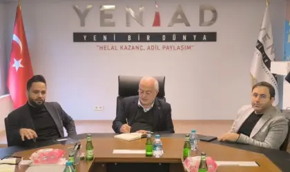 IBYN başkanı ve yönetim kurulu üyeleri, YENİAD Genel Merkezi'ne bir ziyaret gerçekleştirdi.
