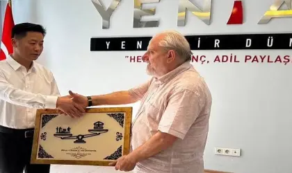Zhangjiajie Ticaret Odası ve beraberindeki işadamlarını YENİAD Genel Merkez binamızda ağırladık.